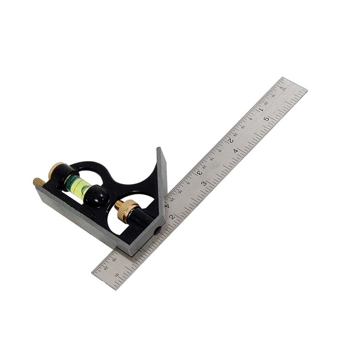 6" 150mm Engineers Square  Adjustable Combination Set Square + Level