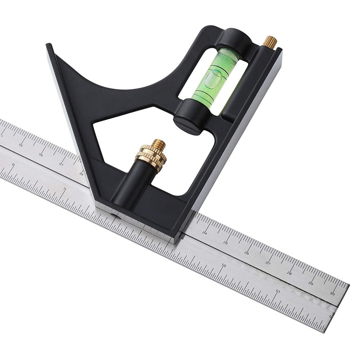 6" 150mm Engineers Square  Adjustable Combination Set Square + Level