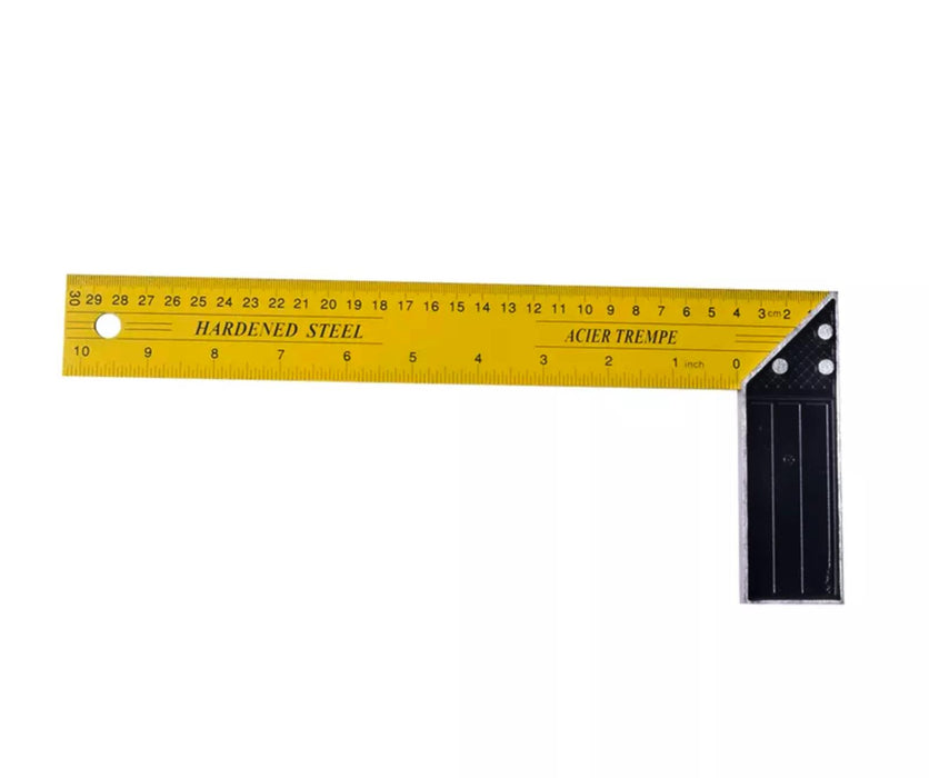 300mm Try Mitre Square Ruler 90 45 Degrees Carpentry Measurement Tool Tri 12”