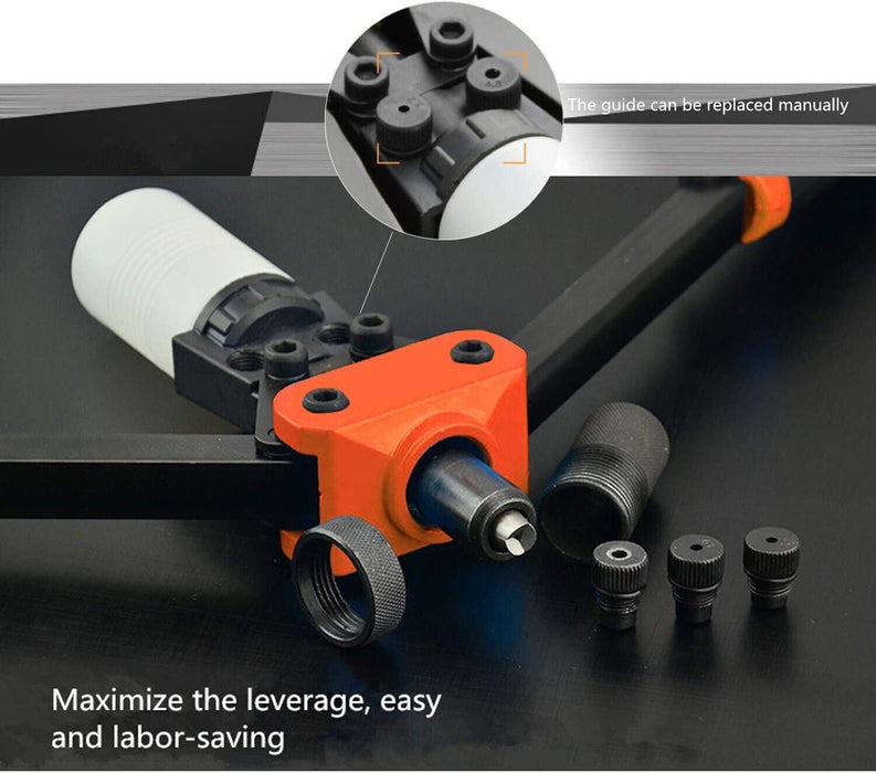 Pro Pop Rivet Gun FORCE PRO 330mm Hand Rivet Riveter Heavy Duty Pop Rivet Gun Double ...