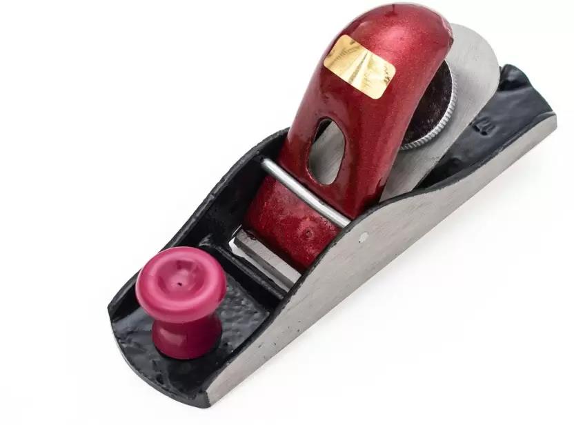 Block Plane. Red Hand Wood Plane for Planing timber. 160mm long Carpenter tools