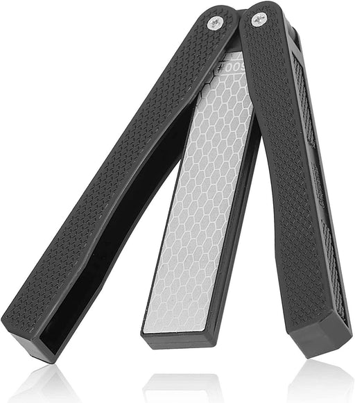 Folding Diamond Sharpener Knife Sharpening Stone for Kitchen Garden Outdoor - FISHER DISCOUNT