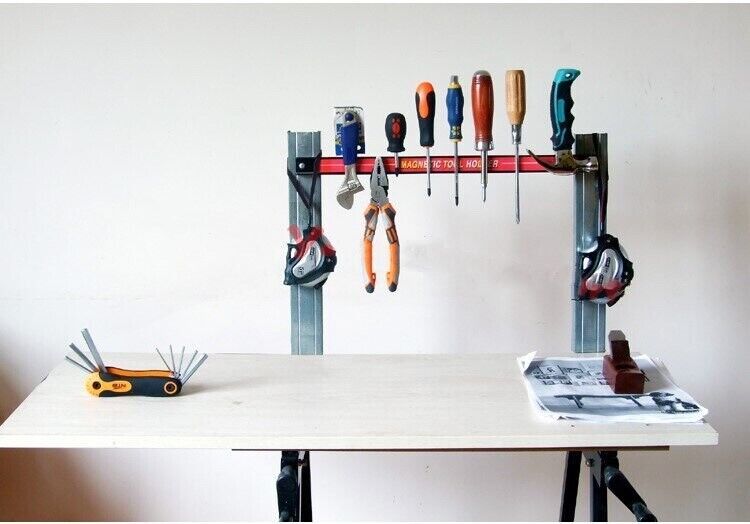Force pro 3 x 61cm Magnetic Wall Mounted Tool Holder Organiser AU STOCK