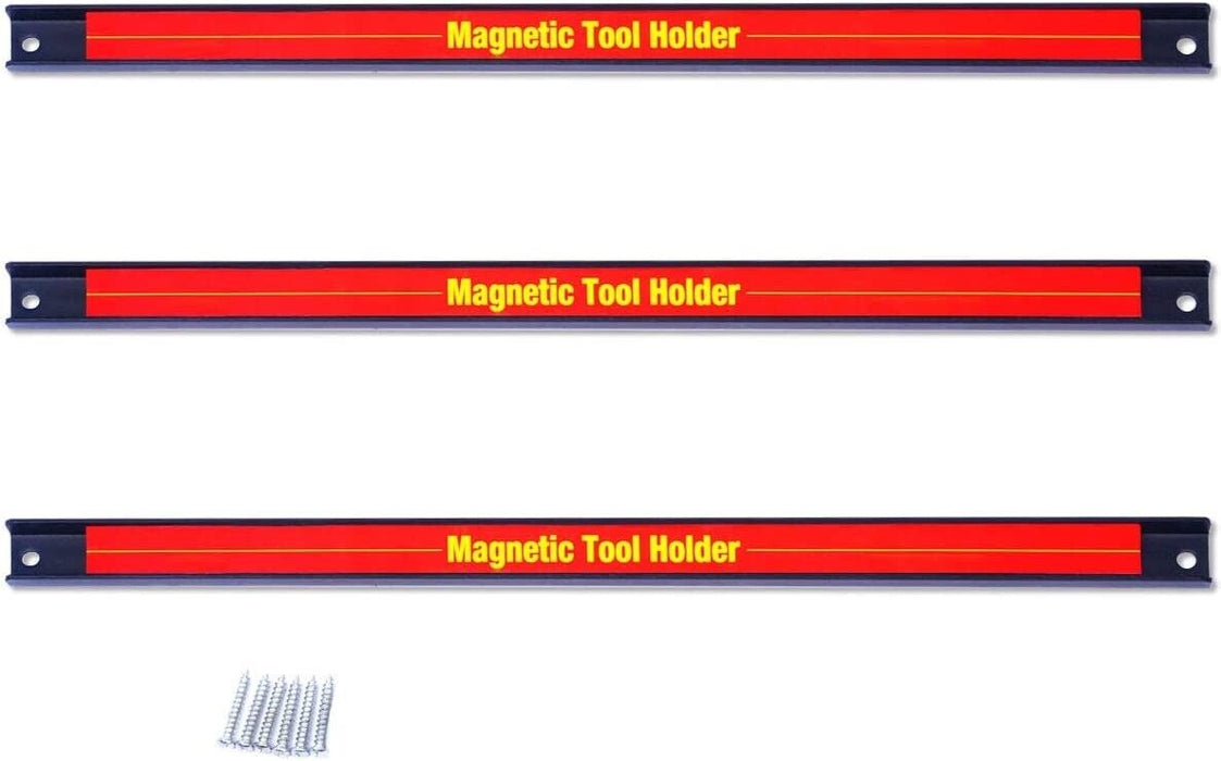 Force pro 3 x 61cm Magnetic Wall Mounted Tool Holder Organiser AU STOCK