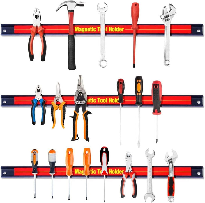 Force pro 3 x 61cm Magnetic Wall Mounted Tool Holder Organiser AU STOCK