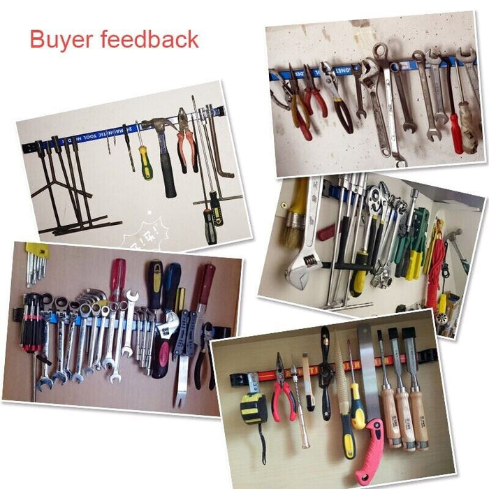 Force pro 3 x 61cm Magnetic Wall Mounted Tool Holder Organiser AU STOCK