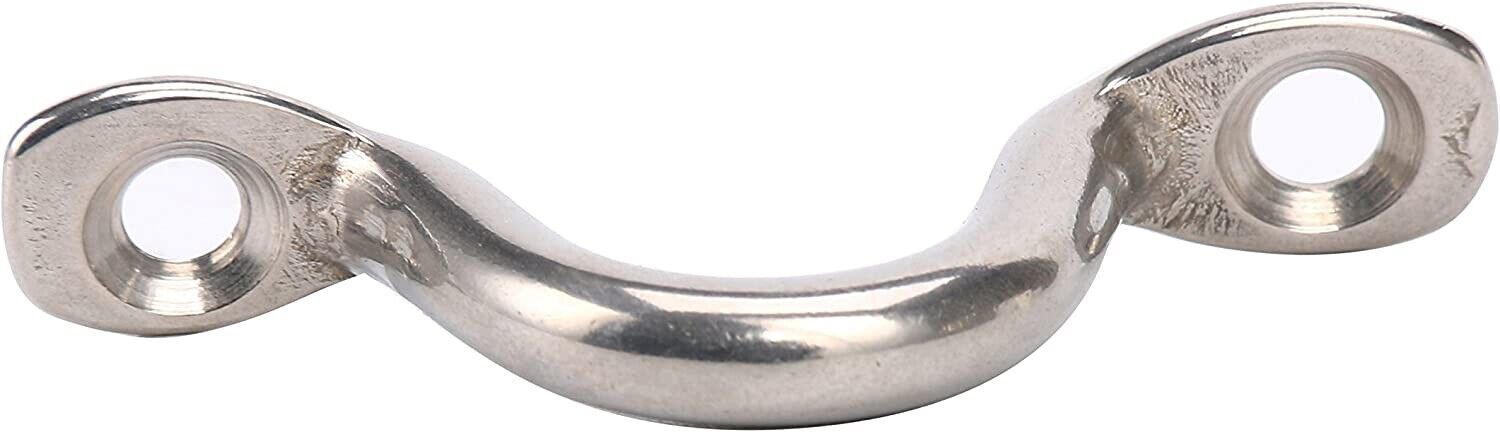 Stainless Steel Bimini Boat Top Pad Eye Straps Kayak Deck Loops Tie Down