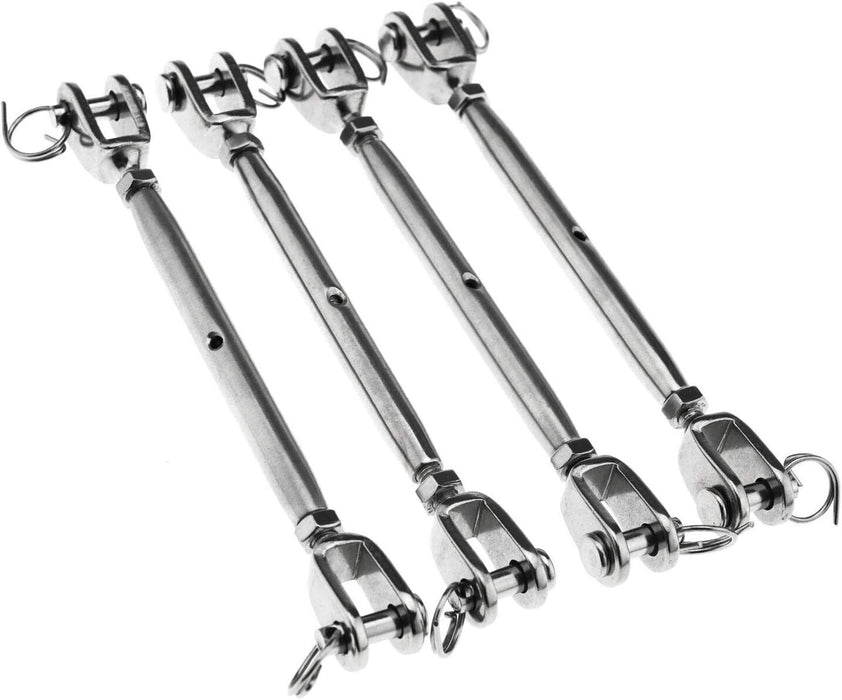 M5/M6 Balustrade KIt Stainless Steel Rope Wire DIY Jaw/Swage Fork Turnbuckle