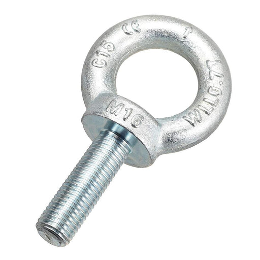 Galvanised Eye Bolt Lifting Metric Thread Heavy Duty Screws M8 M10 M12 - FISHER DISCOUNT