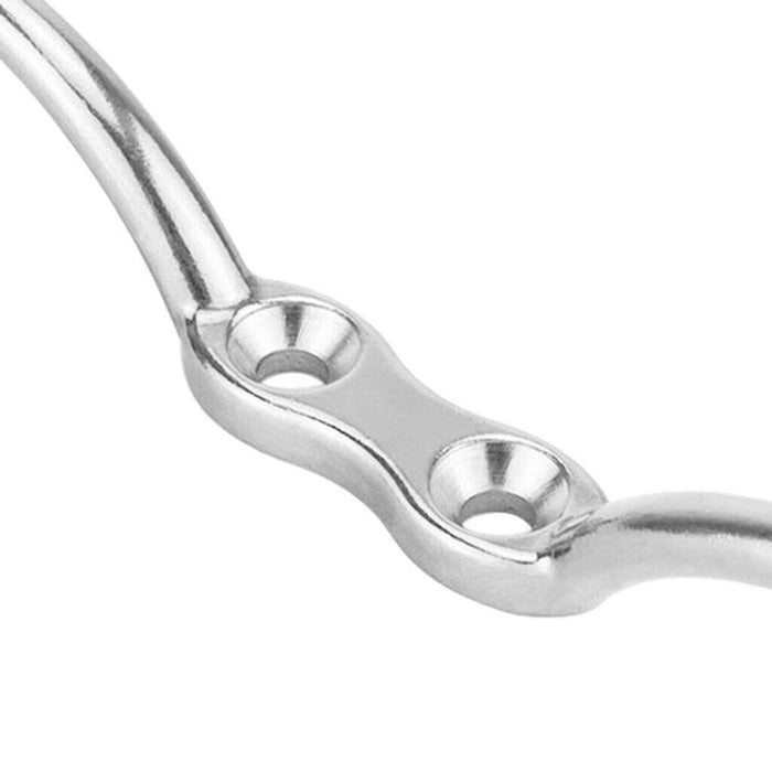 70/85/110mm 316 GRADE Stainless Steel CLEAT HOOK Flat Rope Cleat Mooring Bollard
