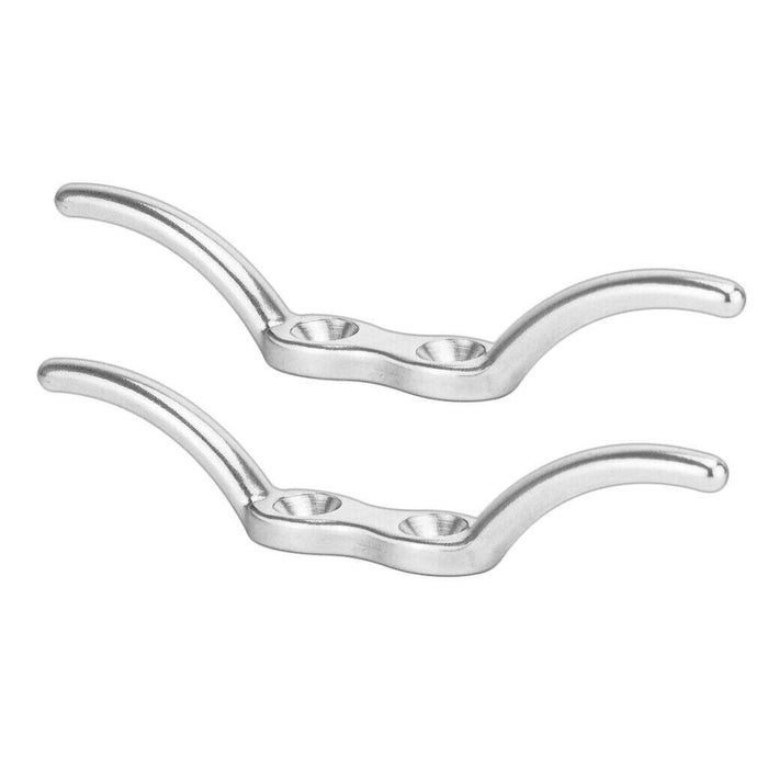 70/85/110mm 316 GRADE Stainless Steel CLEAT HOOK Flat Rope Cleat Mooring Bollard