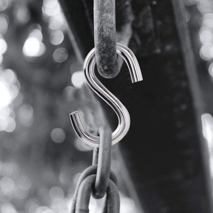 Force pro "S" Hooks Zinc Plated Plated Rust Resistant S Hook 4/6/8mm