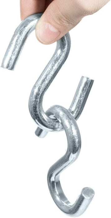 Force pro "S" Hooks Zinc Plated Plated Rust Resistant S Hook 4/6/8mm