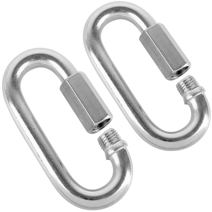 Quick Link Chain Repair G316 Stainless Steel Camping Safety Lock Carabiner 4-8mm