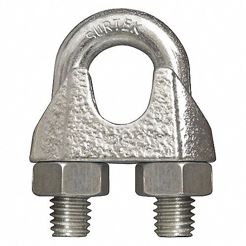 Wire Rope Grips Stainless Steel G316 Marine Grade Clamps 2/3/5/6/8/10/12mm Rope - FISHER DISCOUNT