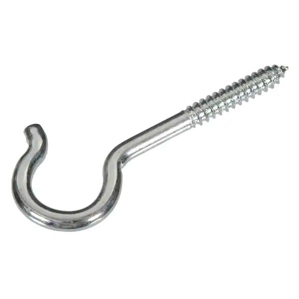 Screw Hooks Eye Bolts Semicircular Open Cup Hook Ceiling Hooks Screws In Hanger - FISHER DISCOUNT