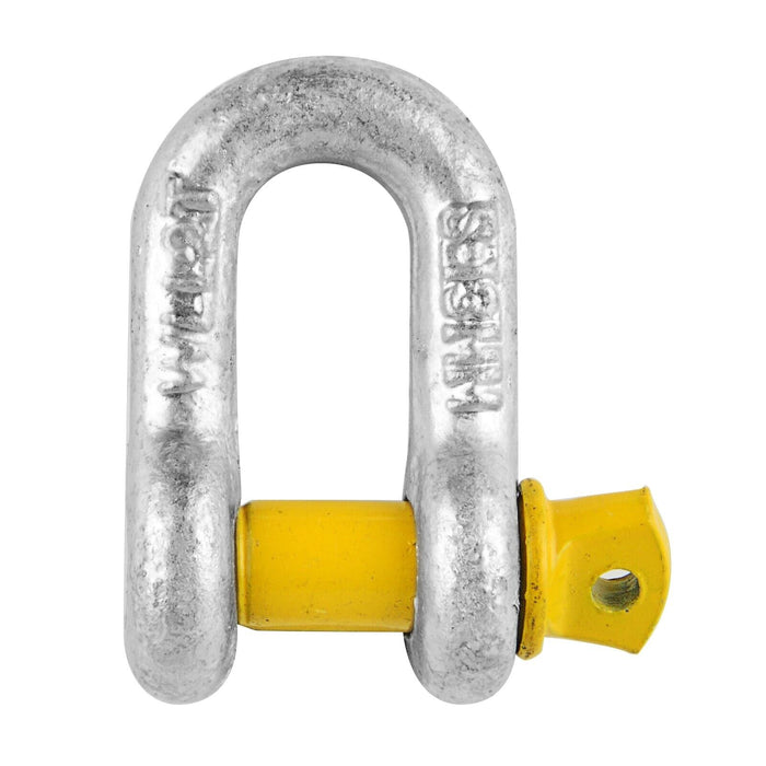 6-25mm Bow Shackles WLL 0.-8.5T Rated 4WD Recovery Tow Car Trailer Yellow