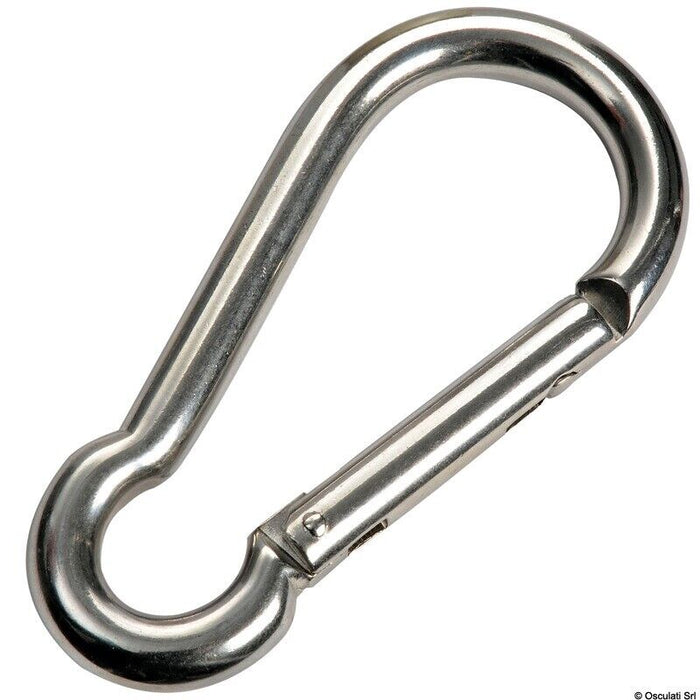 316 STAINLESS STEEL Snap Hook Clip Camping Climbing Lock Carabiner 5 6 8 10 mm