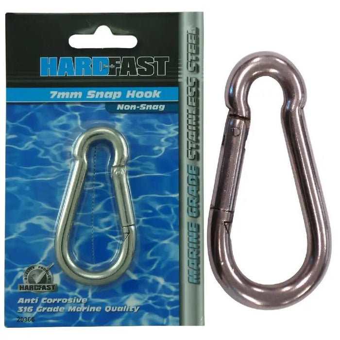 316 STAINLESS STEEL Snap Hook Clip Camping Climbing Lock Carabiner 5 6 8 10 mm