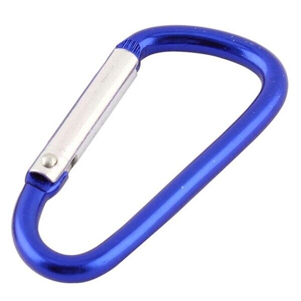 Aluminum Coloured Carabiner Snap Hook Clip Key chain Key ring Clips Clasp Hiking