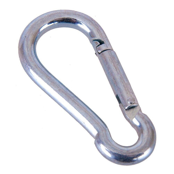 5-12MM ZINC PLATED  Snap Hook Carabiner Ring Screw Keychain Clip for Camping