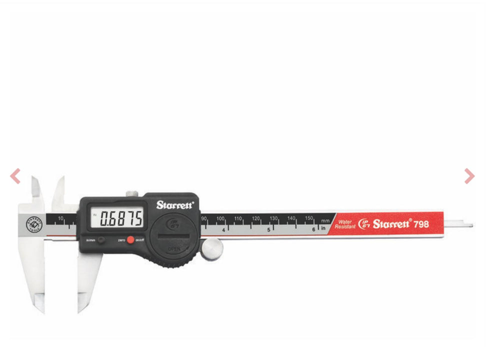 Starrett 150/200/300MM IP67 Electronic Digital Stainless Steel Calliper Made UK