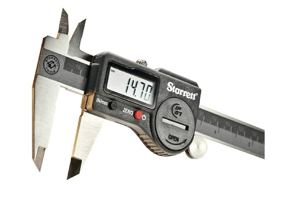 Starrett 150/200/300MM IP67 Electronic Digital Stainless Steel Calliper Made UK
