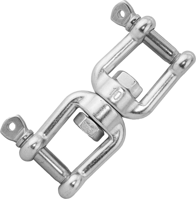 Fork Anchor Swivels G316 Stainless Steel 6/8mm Max Breaking Strain 1200/2000kg
