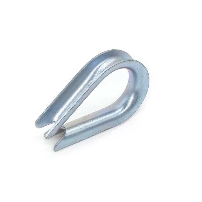 4-12mm1Wire Rope Thimble Zinc Webbing Cable Wire Ferrule Hook Eyelet End Loop