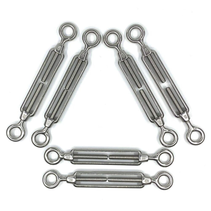 Force pro 316 GRADE Turnbuckles Eye/Eye Stainless Steel 4/5/6/8/10/12mm