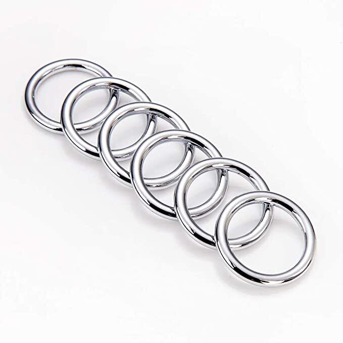 2PC G316 Stainless Steel Round Ring Welded O Rings Marine Grade Shade Sail Boat