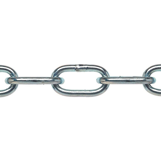 2x20mmx2.5M/Brass/Nickle Plated White/Black Round Genovese Chain Link AU STOCK - FISHER DISCOUNT