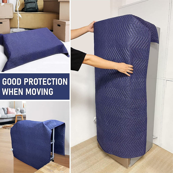 Force pro Moving furnitureMovers Blanket Furniture Pad  Blue 1.8 x 2.0m AU STOCK