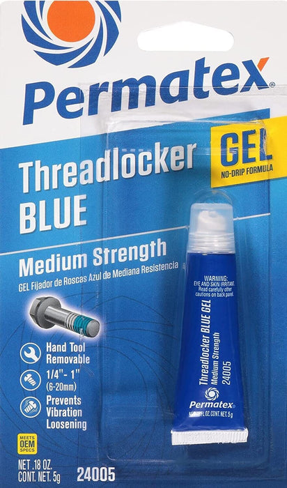 Permatex® Medium Strength Threadlocker BLUE 6ml #24200