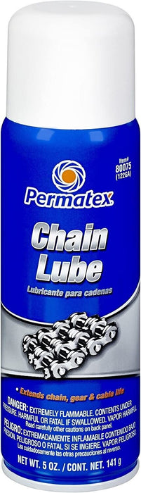 PERMATEX 80075 CHAIN LUBE AEROSOL 141G 8oz Made in USA
