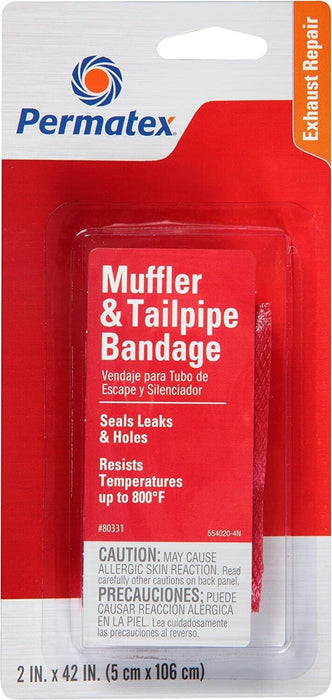 Permatex Muffler Tailpipe Bandage 5cm X 106cm PX80331   Made in USA - FISHER DISCOUNT