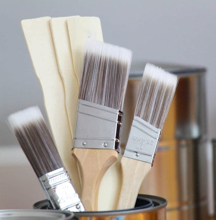 25/38/50/64/75/100mm Smooth Coat 100% premium Synthetic Bristle Wall Paint Brush