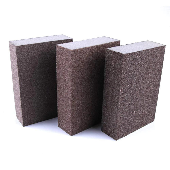 3PC Foam Sanding Blocks Abrasive Grinding Polishing Sandpaper Sponge Pad