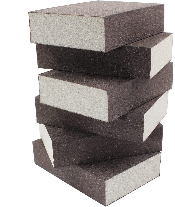3PC Foam Sanding Blocks Abrasive Grinding Polishing Sandpaper Sponge Pad