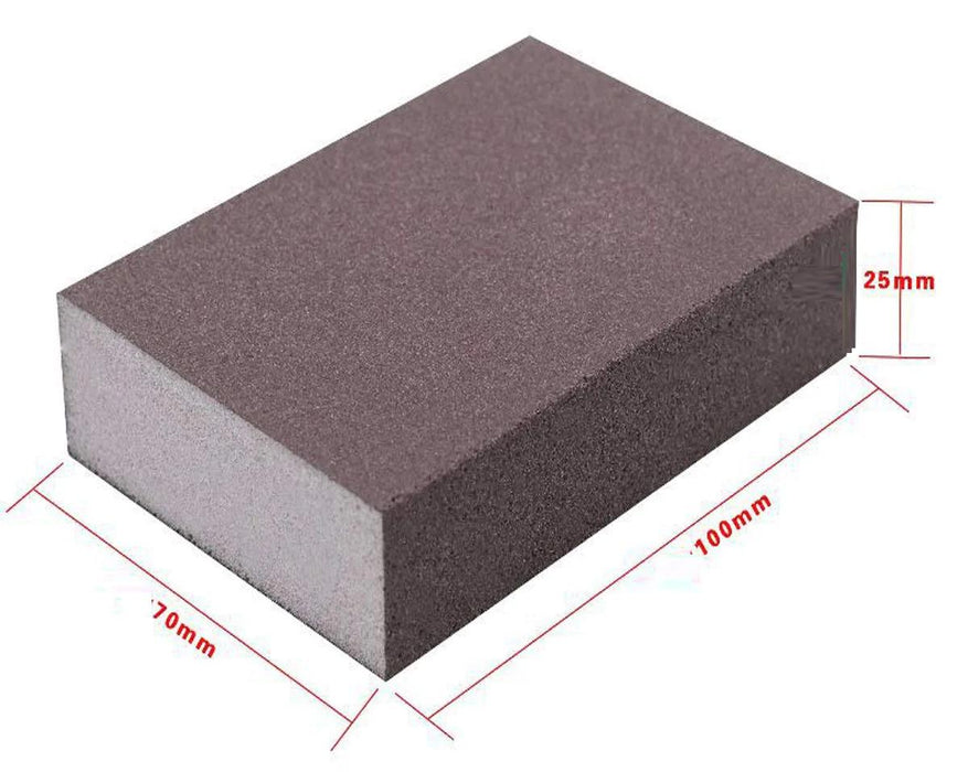 3PC Foam Sanding Blocks Abrasive Grinding Polishing Sandpaper Sponge Pad