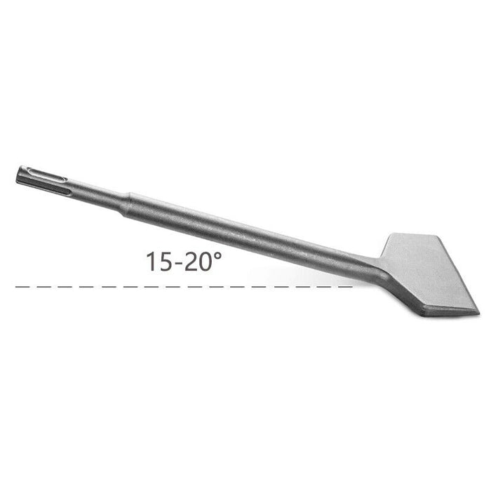 SDS + HAMMER MASONRY CHISEL FLAT POINT DRILL SCALING BIT SET 250mm