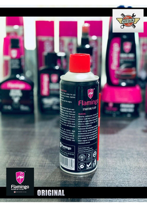 FLAMINGO Premium Starting Fluid | For Petrol and Diesel Engines 450mml USA