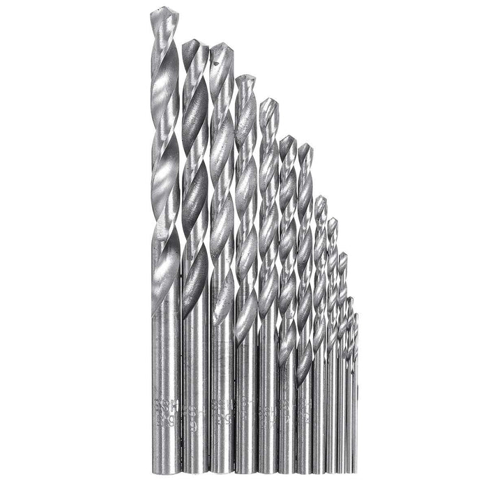 Heavy Duty Drill Bits Set 20Pcs Metric Metal High Speed Steel Case 1-13mm Coated