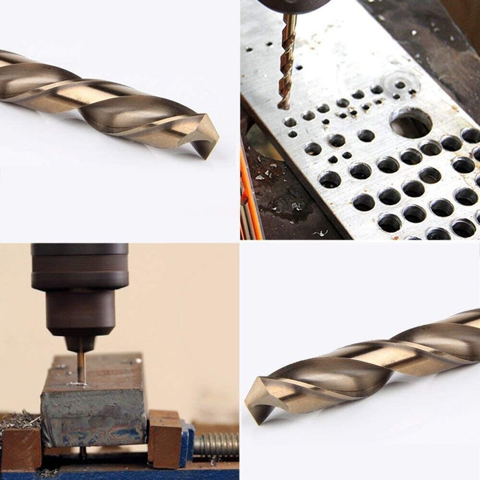 Single one 1-20MM M35 Cobalt Metric Drill Bit Hardened Stainless Steel 34-300mmL