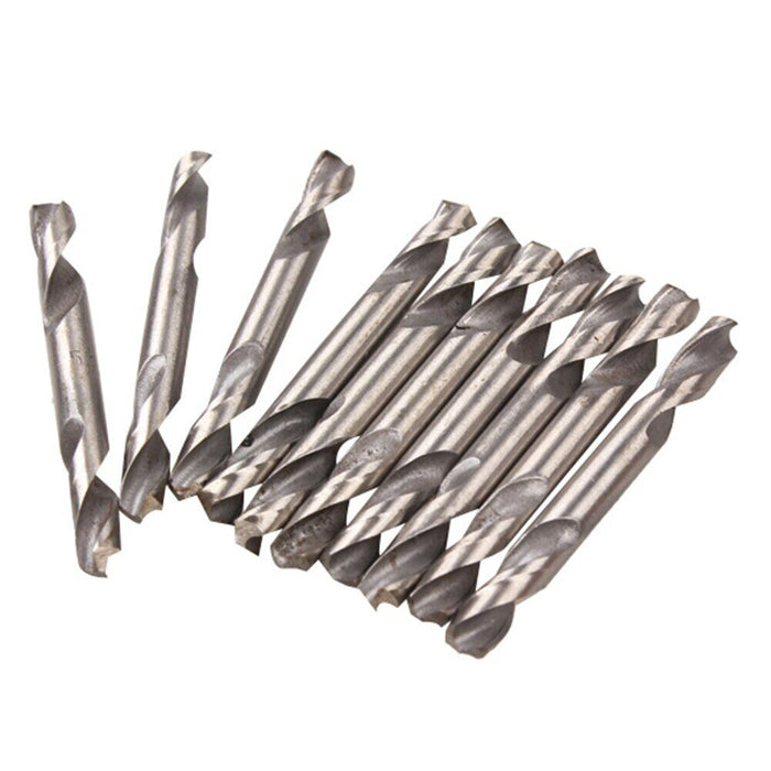 Force pro 10pcs 3.2mm 1/8" HSS Double Ended Drill Twist Bits Bit AU STOCK - FISHER DISCOUNT