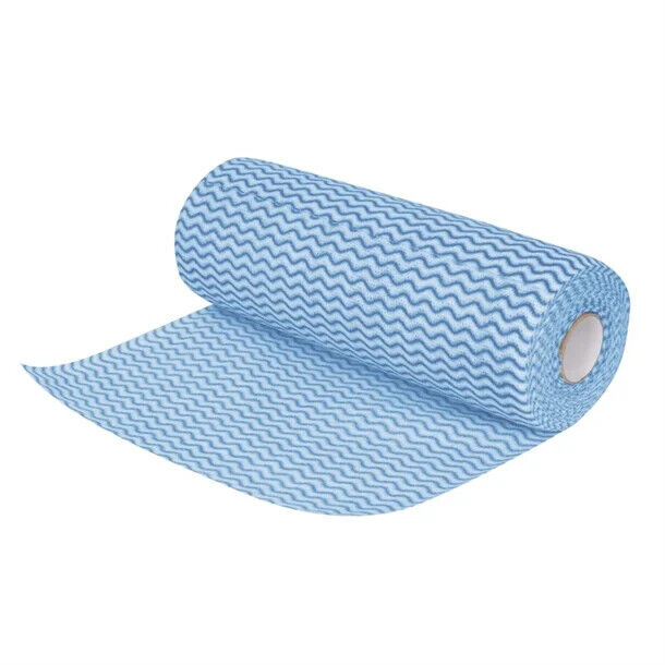 Heavy Duty Kitchen Cleaning Wipes Roll Food Service Cloth Chux Blue Supplies