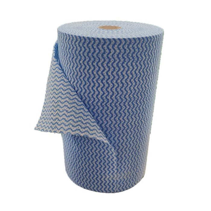 Heavy Duty Kitchen Cleaning Wipes Roll Food Service Cloth Chux Blue Supplies