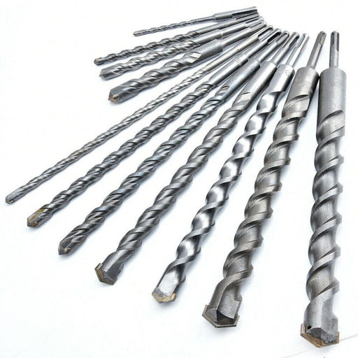 MASONRY DRILL BIT BRICK CONCRETE SDS PLUS HAMMER YG8 TUNGSTEN CARBIDE TIP 5-25mm - FISHER DISCOUNT