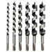 6-25mm x 215mm-400mm AUGER WOOD BORING DRILL BIT SHANK CARPENTRY TIMBER TWIST - FISHER DISCOUNT