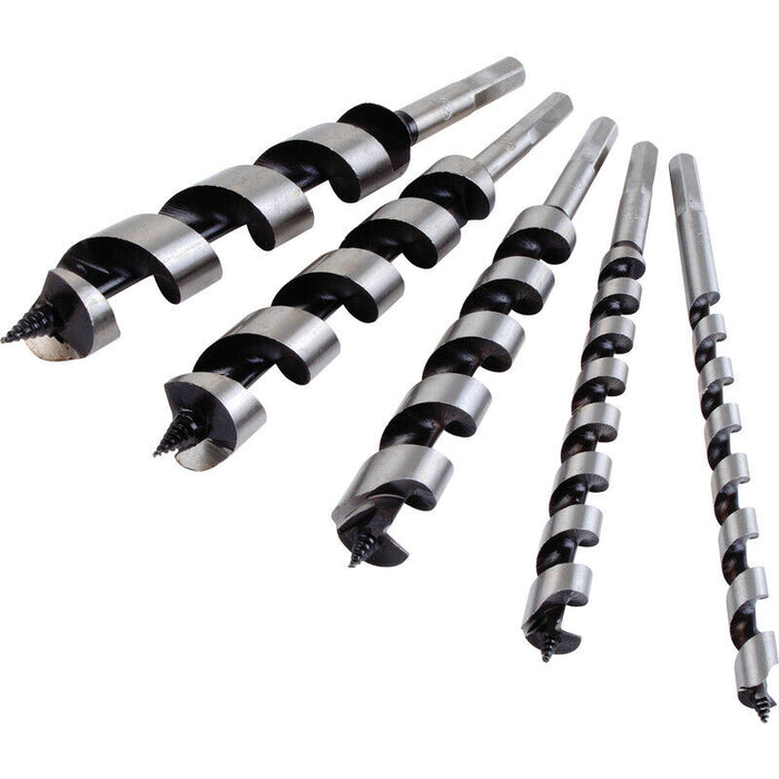 6-25mm x 215mm-400mm AUGER WOOD BORING DRILL BIT SHANK CARPENTRY TIMBER TWIST - FISHER DISCOUNT